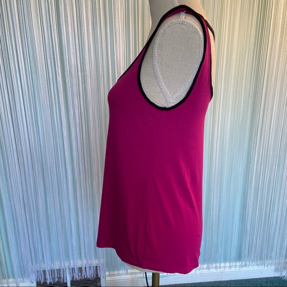 Magenta Top With Criss Cross Straps NWOT Size S - Picture 4 of 12